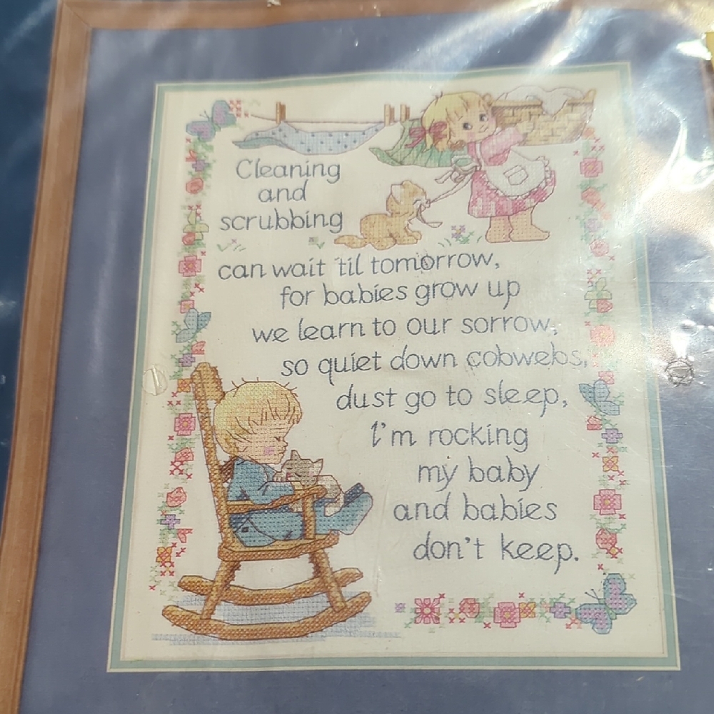 Charming Nursery Wall Art with Blue and Brown Accents